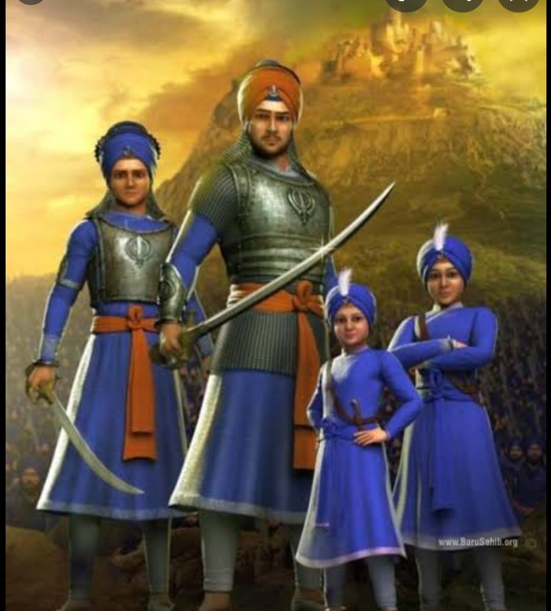 MARTYRDOM DAY OF 4 SAHEBZAADE
