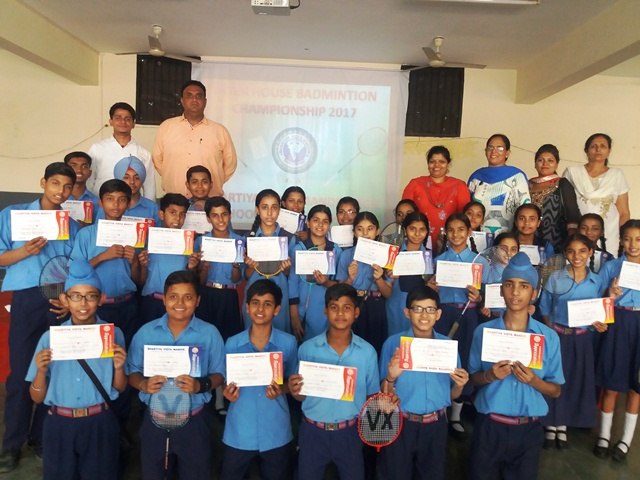 Inter House Badminton Championship 2017